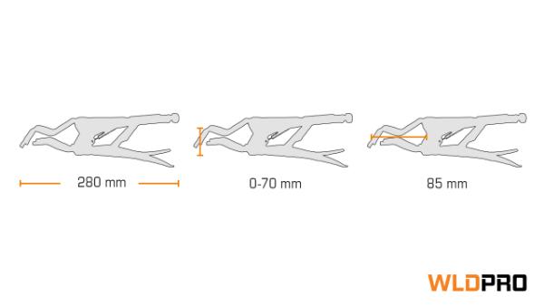 Svejsetang D10 rør svejsetang (280 mm / 11